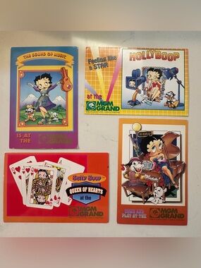 MGM Grand Betty Boop Collectible Postcards Set of 23 Unused  Vintage 1993